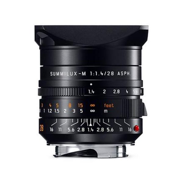 画像1: 【送料無料】Leica SUMMILUX-M（ズミルックスM） 1.4/28mm ASPH.ブラック 11668 (1)