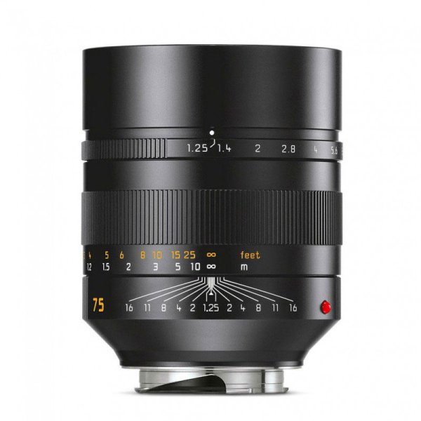 画像1: 【送料無料】Leica ノクティルックスM F1.25/75mm ASPH. ブラック ライカMマウント 11676 (1)